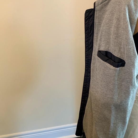 California outwear black unisex worn once nylon shell jersey lining zip jacket - Picture 4 of 7